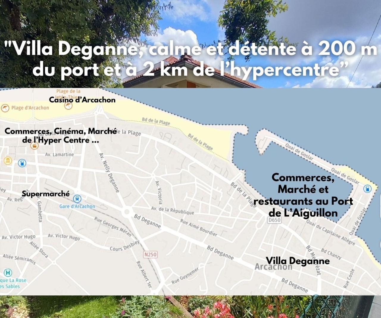 Charmant T2 Avec Exterieur Villa Deganne Arcachón Exterior foto