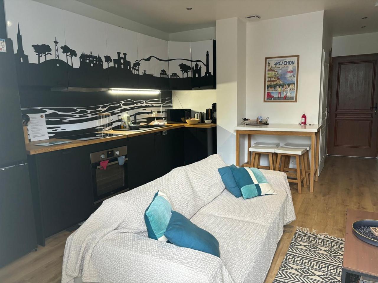 Charmant T2 Avec Exterieur Villa Deganne Arcachón Exterior foto